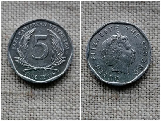 Карибы (Карибские острова) 5 центов 2002