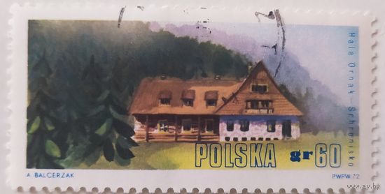 Польша.1972.лесная гостиница