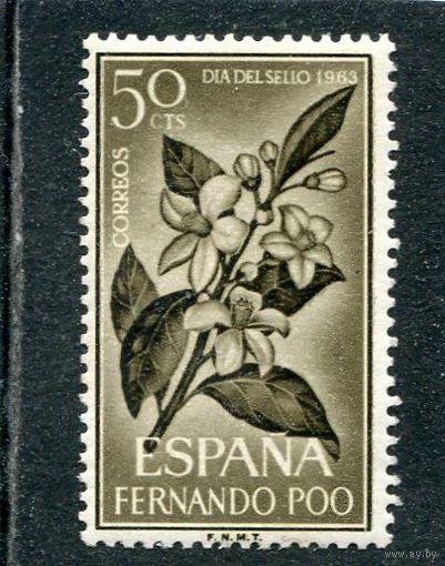 Фернандо По. День почтовой марки