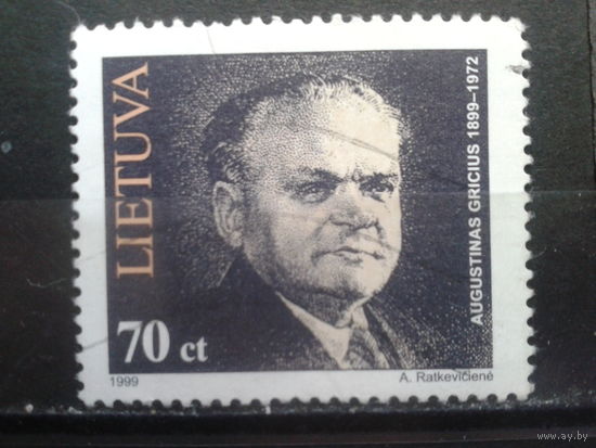 Литва 1999 Писатель
