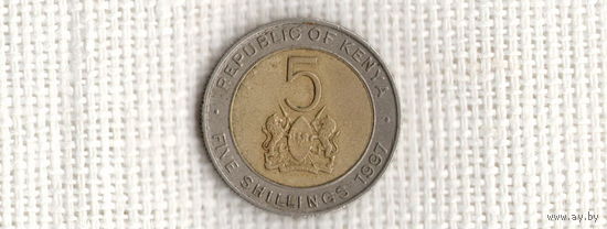 Кения 5 шиллингов 1997/(NS)