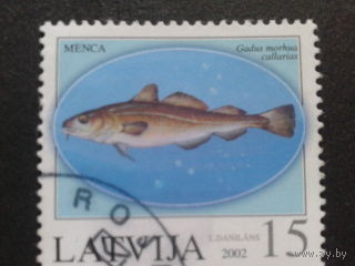 Латвия 2002 рыба