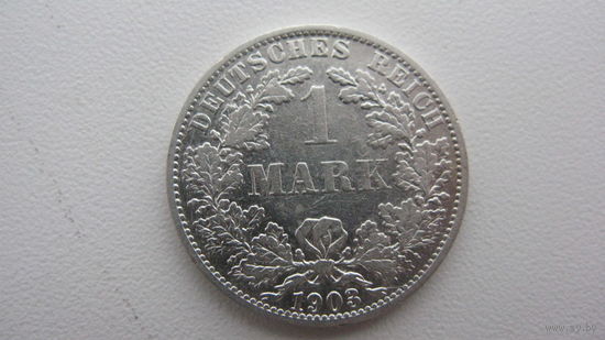Германия 1 марка 1903 А (  состояние СУПЕР )