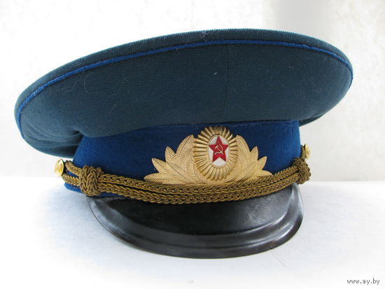 Фуражка офицерская парадная сотрудника КГБ СССР. размер 58
