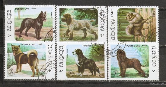 КГ Лаос 1986 Собаки
