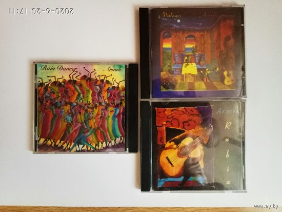 3 CD Armik: Rain dancer. Rubia. Malaga. 1994-97.  Цена за 3 диска!
