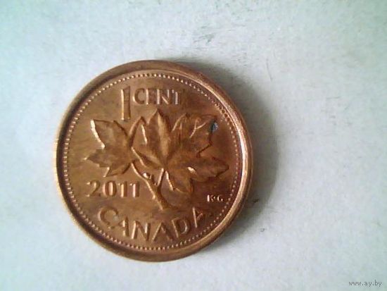 Монеты. Канада 1 Цент 2011.