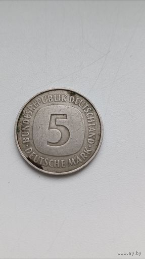 Германия. 5 марок 1978 года. J.