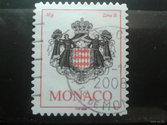 Монако 2006 гос герб Михель-1,1 евро гаш