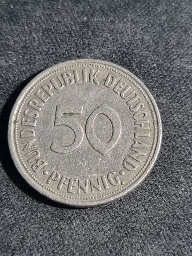 Германия  50 пфеннигов 1967 J