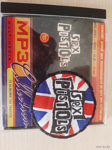 Шеврон и CD ,нашивка  ,Англия UK ,SEX PISTOLS