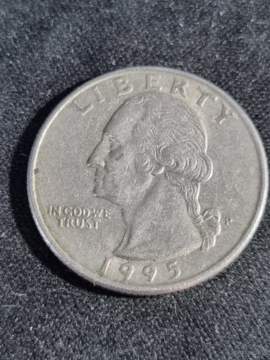 США 25 центов 1995  P