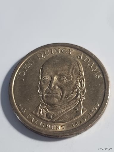 США 1 доллар 6 президент Джон Куинси Адамс 2008