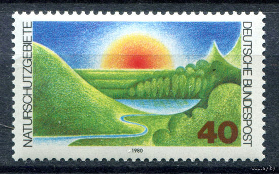 Германия (ФРГ) - 1980г. - Охрана природы - полная серия, MNH с отпечатком [Mi 1052] - 1 марка