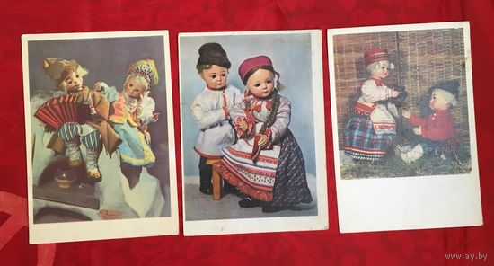 Открытки Куклы 1964 год цена за все