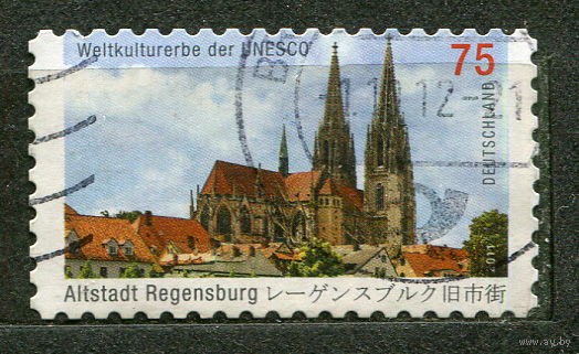 Собор Святого Петра в Регенсбурге. Германия. 2011. Полная серия 1 марка