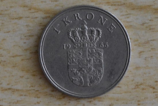 Дания 1 крона 1966