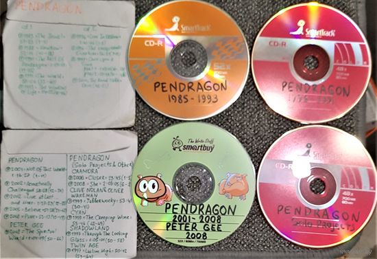 CD MP3 PENDRAGON & Sound Projects - 4 CD