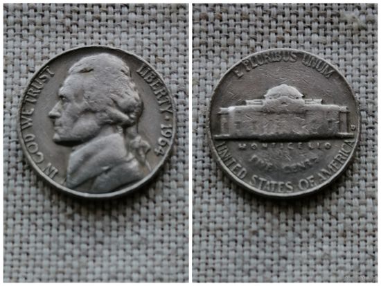 США 5 центов 1964 / Jefferson Nickel