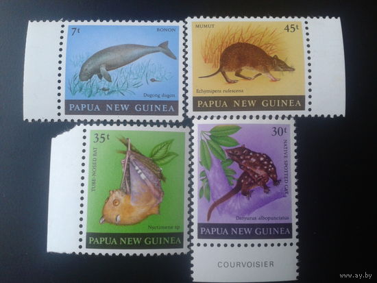 Папуа-Новая Гвинея 1980 фауна полная серия