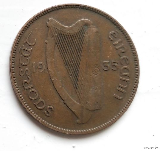 Ирландия 1 пенни, 1935 4-3-4