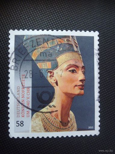 Германия. Нефертити. 2013г. гашеная