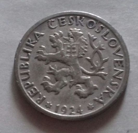 1 крона, Чехословакия 1924 г.