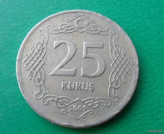 25 курушей Турция 2009 г.в.