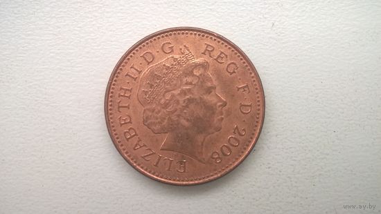 Великобритания 1 пенни, 2008г. (D-84)