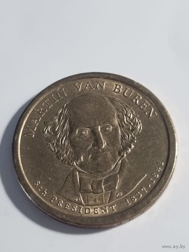 США 1 доллар 8 президент Мартин Ван Бюрен 2008