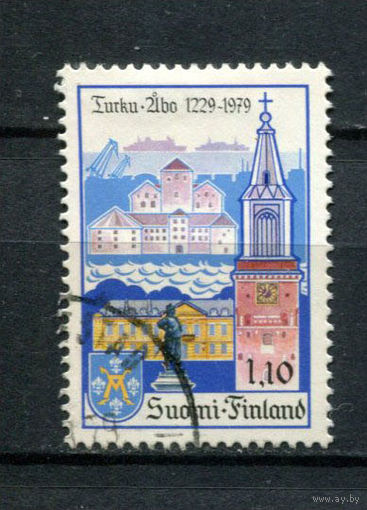 Финляндия - 1979 - 750 лет г. Турку - [Mi. 839] - полная серия - 1 марка. Гашеная.  (Лот 168AY)