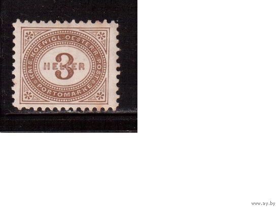 Австрия-1899,(Мих.12) * , Стандарт, Служебные марки