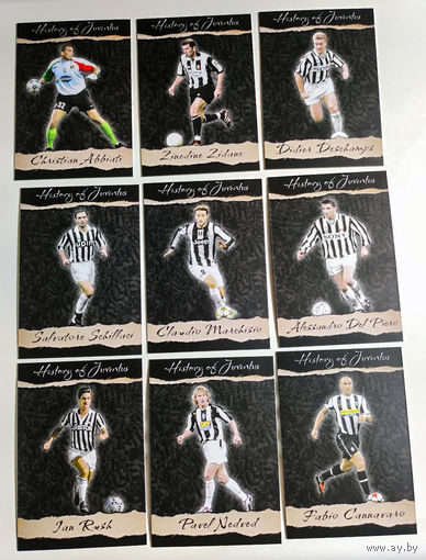 Карточки Ювентус (Juventus) часть 3