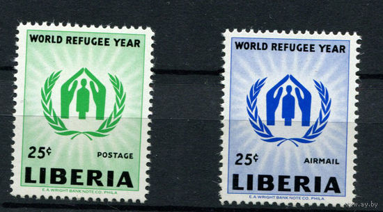 Либерия - 1960 - Международный год беженцев - [Mi. 548-549] - полная серия - 2 марки. MNH.