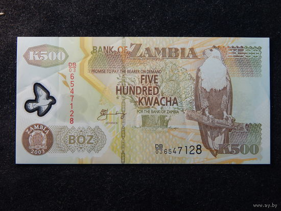 Замбия 500 квача 2003г.