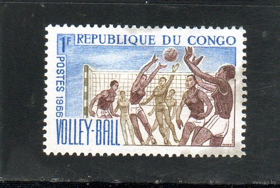 Республика Конго. Волейбол. 1966.