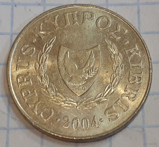 Кипр 5 центов, 2004 (15-9-19)