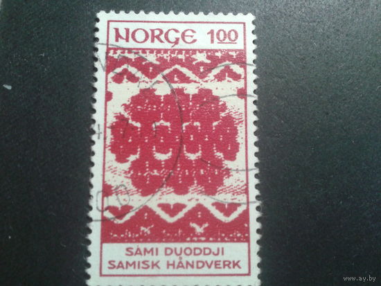 Норвегия 1973 вышивка