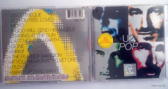 U2 - Pop (GERMANY аудио CD 1997)