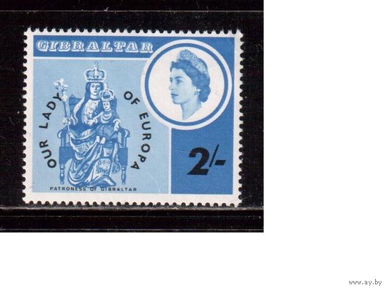 Гибралтар-1966,(Мих.184)  ** , Королева, Европа
