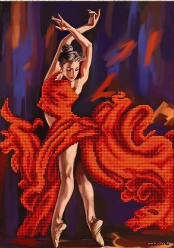 Картина для вышивки " Танец страсти"