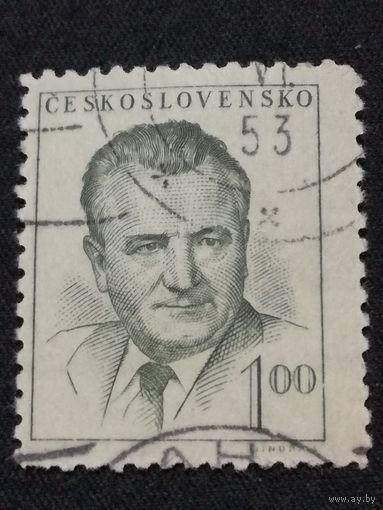 Чехословакия 1952. Президент Клемент Готвальд. Полная серия