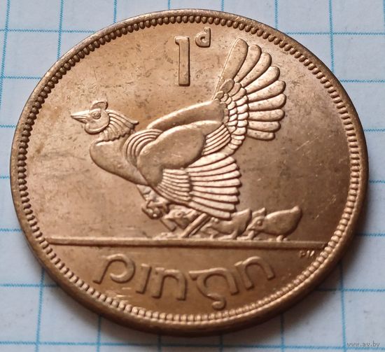 Ирландия 1 пенни, 1966    ( 1-5-1 )