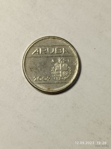Аруба 5 центов 2009 года .