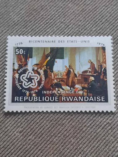 Руанда 1976. 200 летие Американской революции 1776-1976