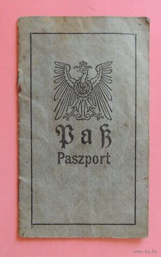 Паспорт ПМВ, 1917 г., еврейка