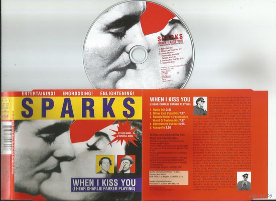 SPARKS - When I Kiss You (EUROPE CD single 1995)