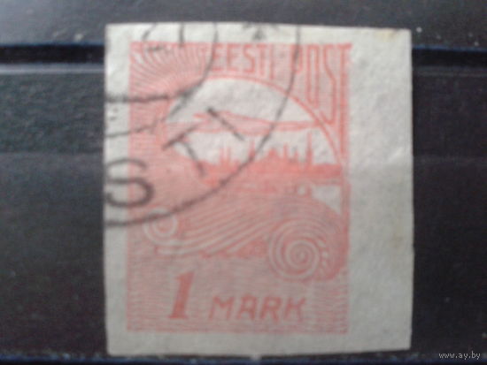 Эстония 1920 Стандарт, Ревель 1 марка без перф.