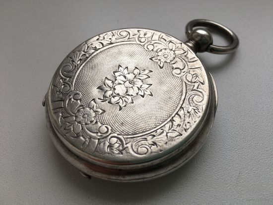 Карманные часы. Серебро. Швейцария. 19 век.