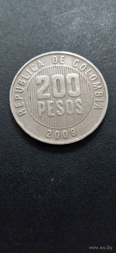 Колумбия 200 песо 2009 г.
